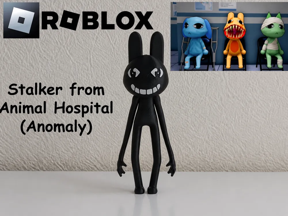 Soporte: Stalker from Animal Hospital (Anomaly). Referencia del modelo original.