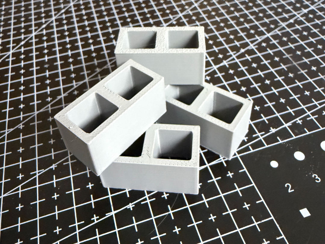 Beton Mauersteine 1:14 / 1:16 Deko oder Ladung 3D model