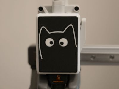 Rolling Eyes Black Cat A1 Tool Head Cover