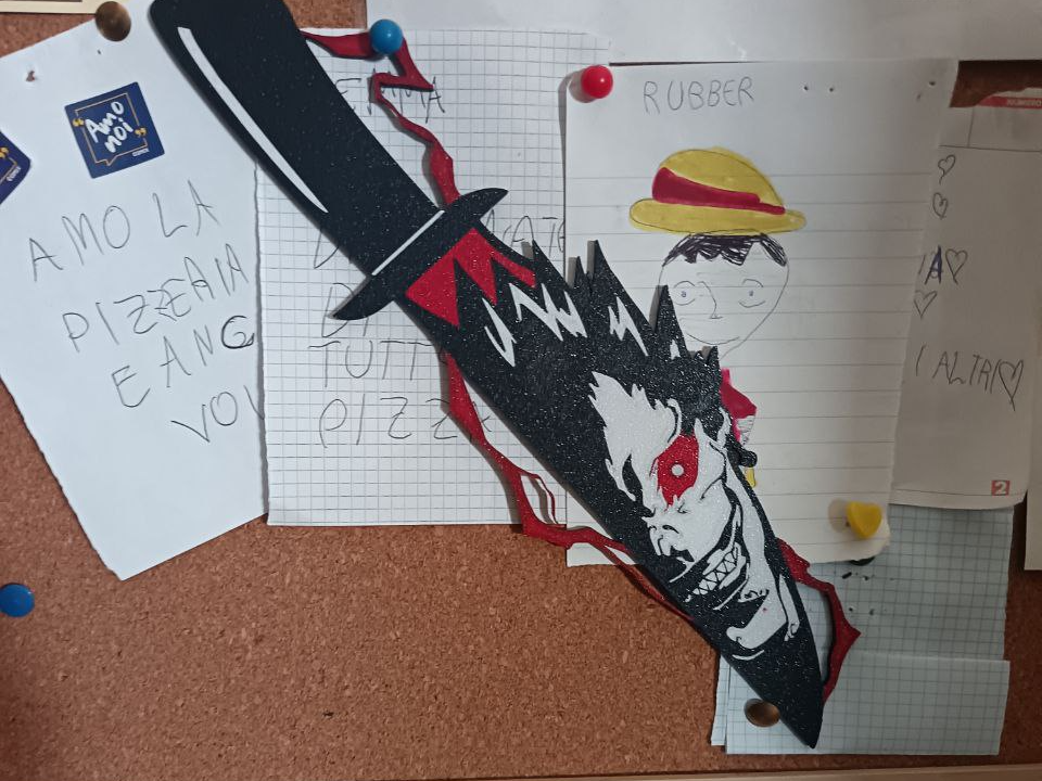 Ryuk Death Note -arte murale o espositore 