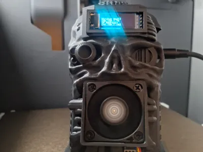 Servo Skull Bitaxe Cover for stock bitaxes