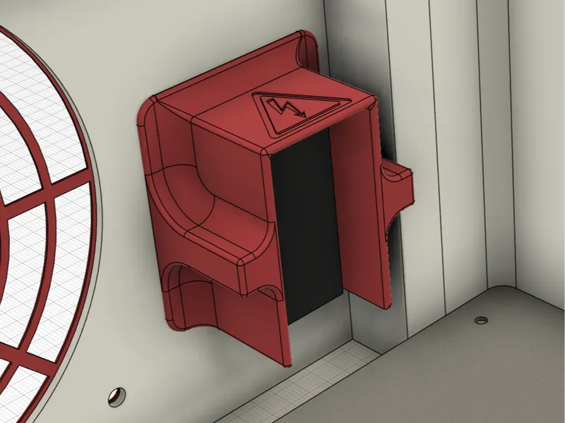 Safetycover Powerswitch for Buchse C-14