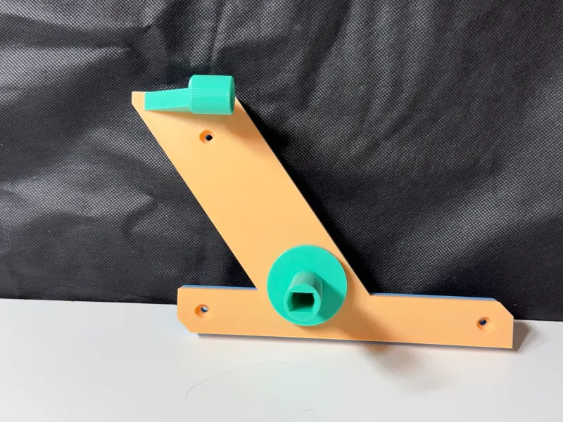 AMS Lite wall mount spool holder right of printer