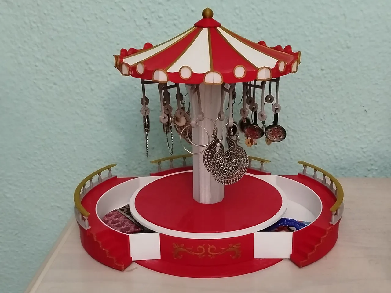 Carousel of earrings view 4
