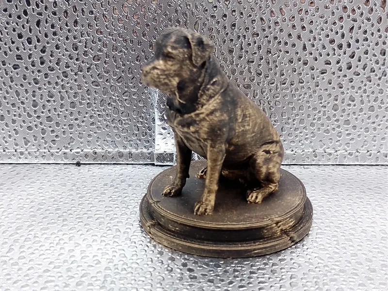 Rottweiler Dog Bust – 7cm Miniature Statue