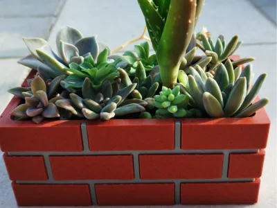Brick Vase