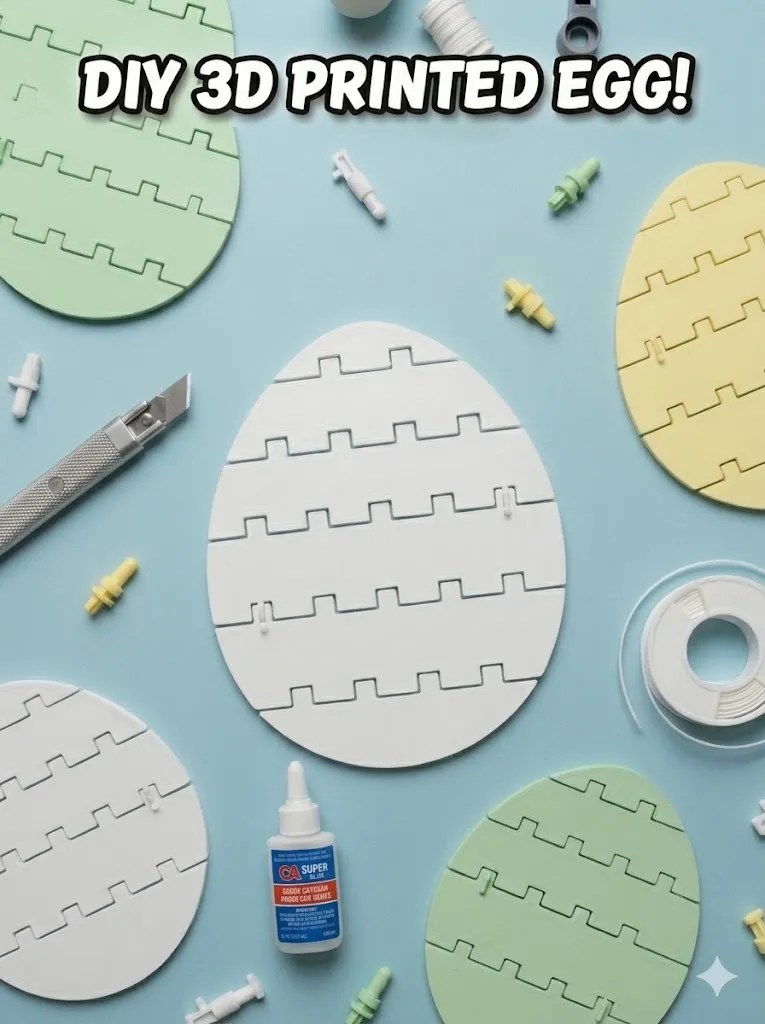 DIY Easter Egg - Free 3D Print Model - MakerWorld