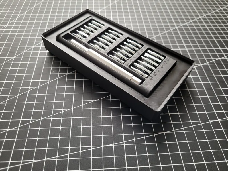 Gridfinity holder for Temu screwdriver (press fit)