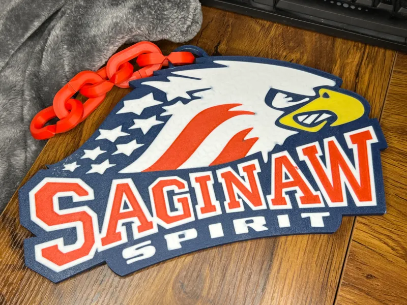 Saginaw Spirit Oversized Pendant
