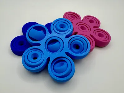 Fidget Gyro Spinner - Five Spoke Version