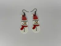 Less Stringing Snowman With Christmas Hat