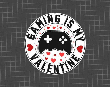 gaming is my valentines coaster gift for gamer 