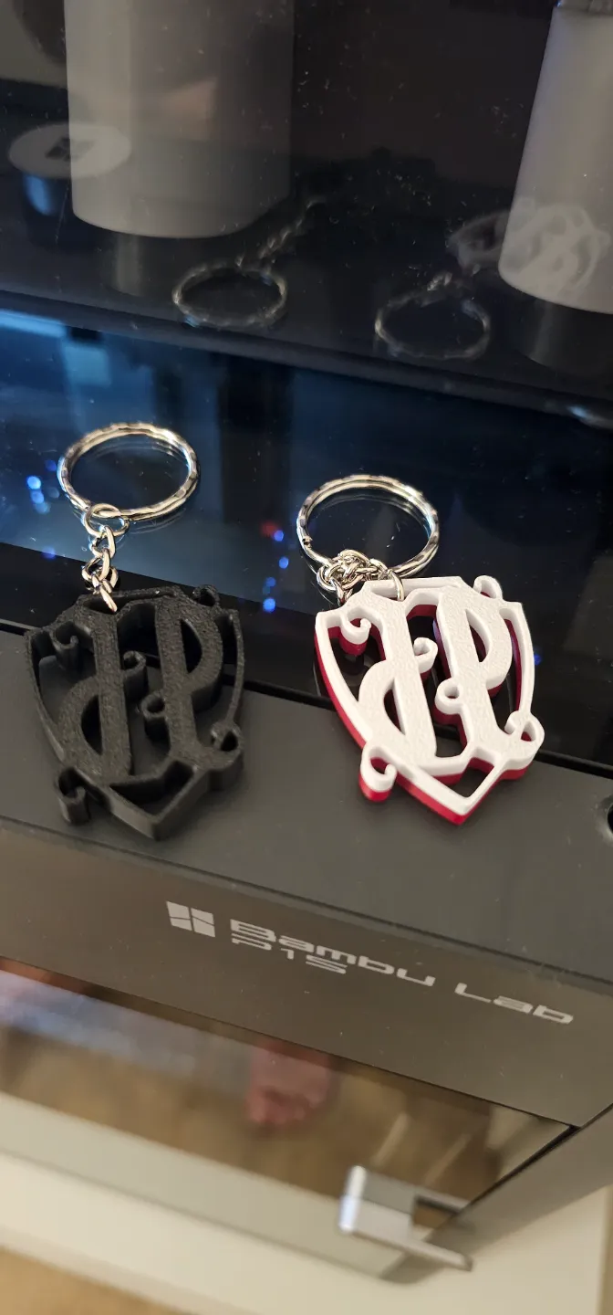 JP Keychain, JP 100% by mixersnk - MakerWorld
