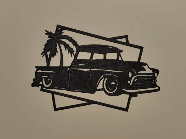 Hot rod américaine (déco murale)
