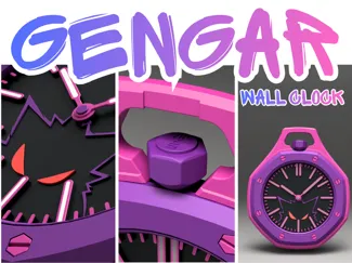 GENGAR - Wall Clock