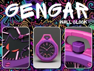 GENGAR - Wall Clock