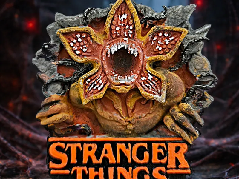 Stranger things demogorgon fridge magnet