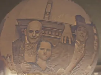Lithophane Adams Family Kugel 