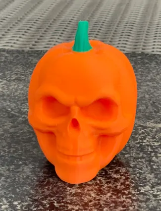 Halloween Pumpkin Skull