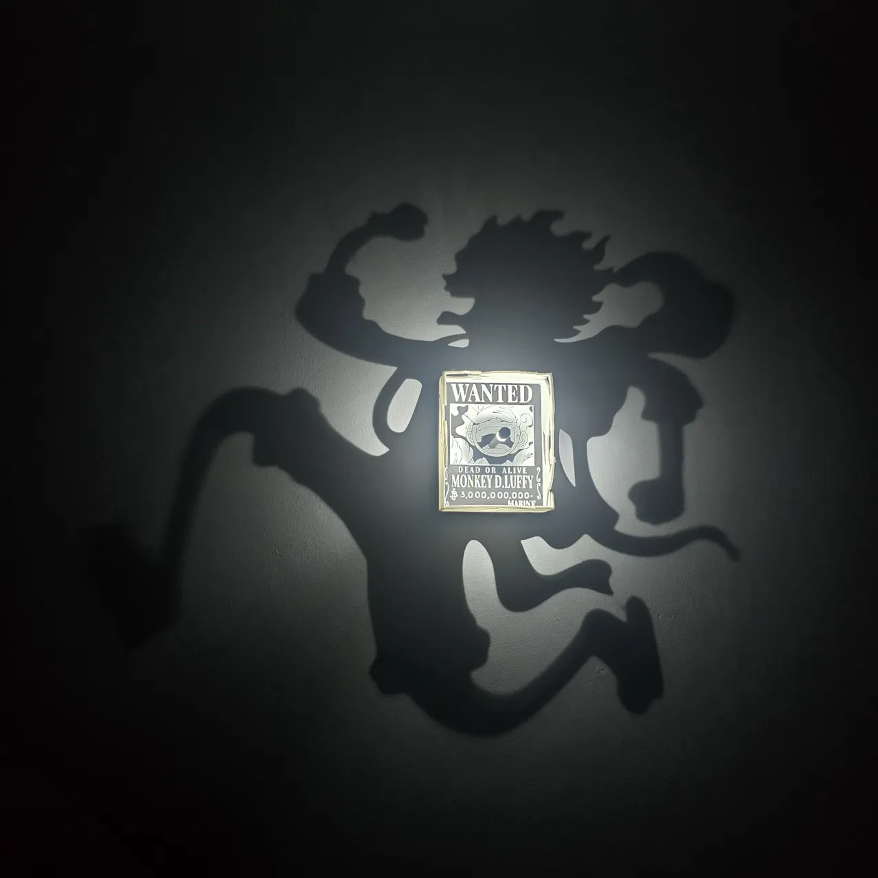 Lámpara de sombra Luffy Gear 5 view 4