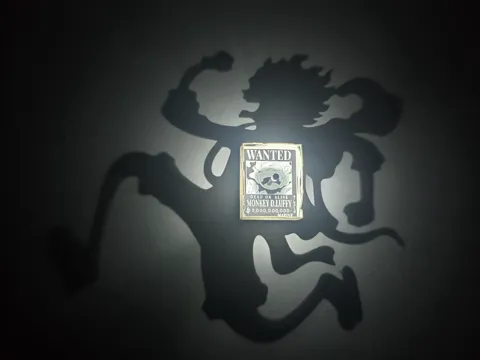 Lámpara de sombra Luffy Gear 5