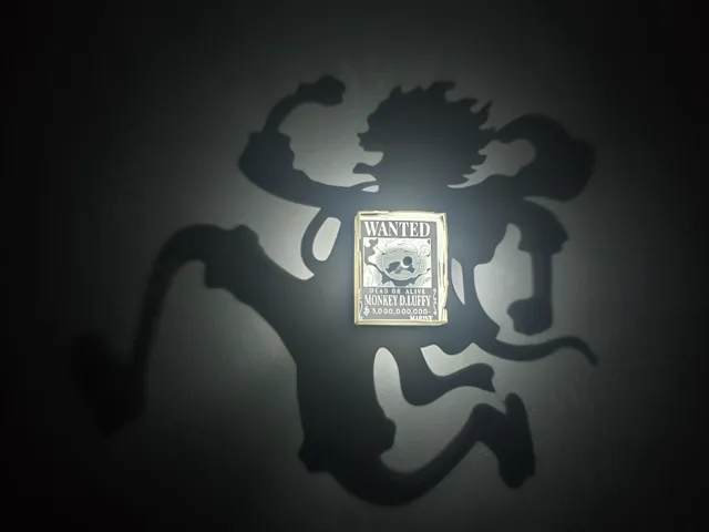 Lámpara de sombra Luffy Gear 5
