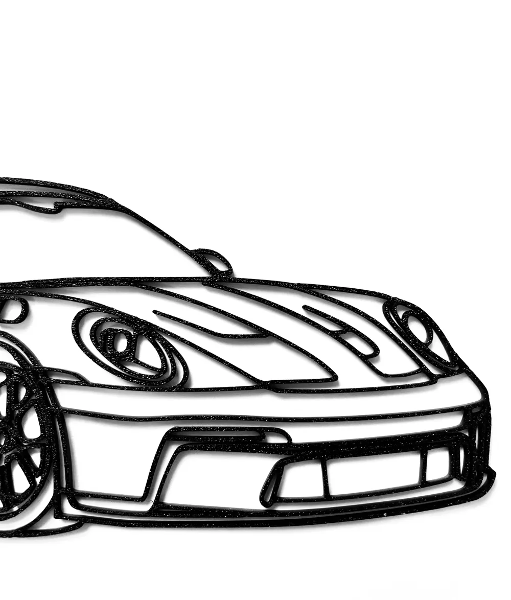Porsche GT3 Wall Art - Free 3D Print Model - MakerWorld