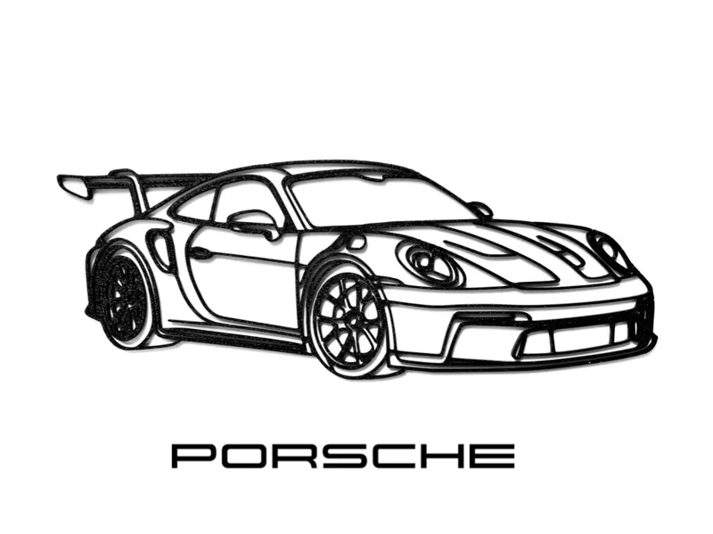 Porsche GT3 Wall Art 
