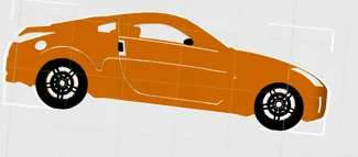 Nissan 350z keychain