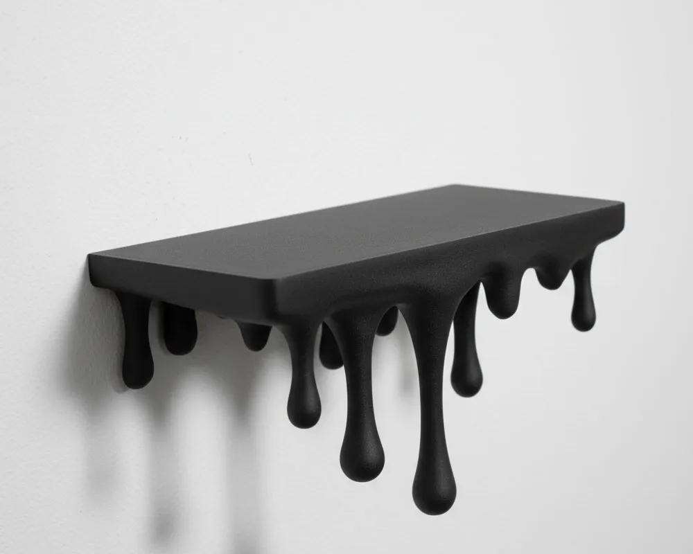Melting Wall Shelf – Dripping Modern Shelf view 2