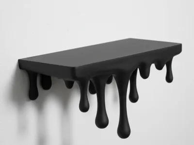 Melting Wall Shelf – Dripping Modern Shelf