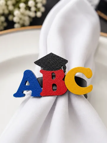 Soporte: Anel Porta-Guardanapo Formatura ABC – Decoração — vista de referencia 2