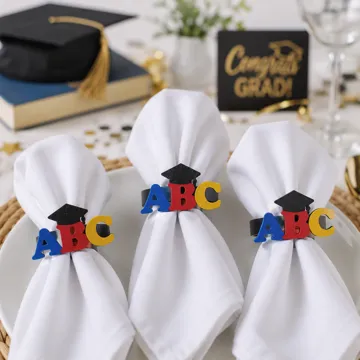 Soporte: Anel Porta-Guardanapo Formatura ABC – Decoração — vista de referencia 3