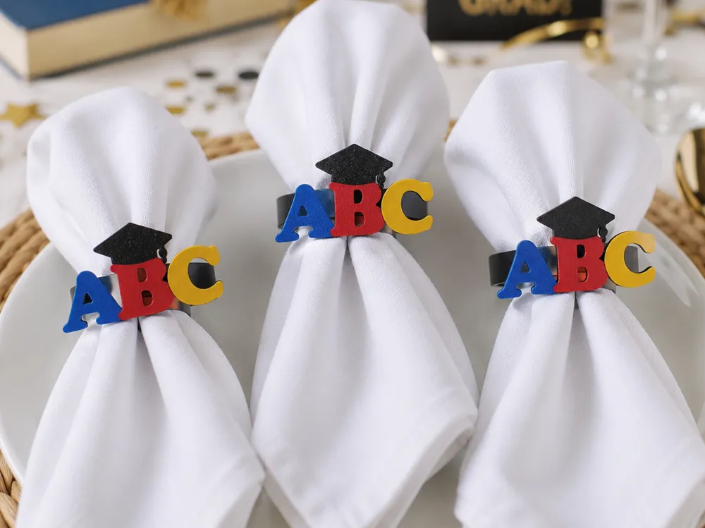 Soporte: Anel Porta-Guardanapo Formatura ABC – Decoração. Referencia del modelo original.
