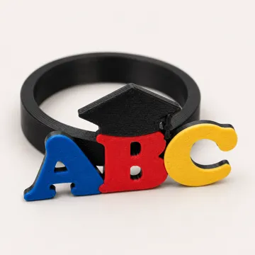 Soporte: Anel Porta-Guardanapo Formatura ABC – Decoração — vista de referencia 4