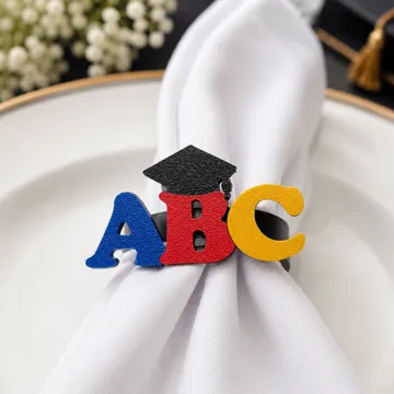 Soporte: Anel Porta-Guardanapo Formatura ABC – Decoração — vista de referencia 5