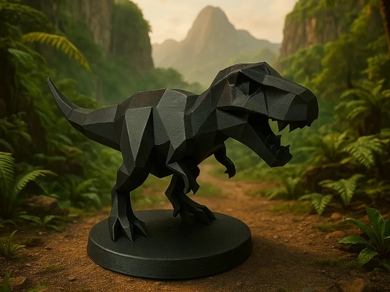 Dinos T-Rex - Tyrannosaurus Rex_ Polygone