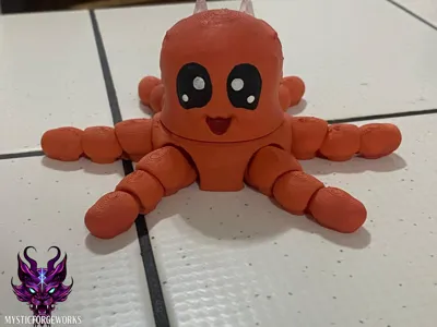 FLEXI OCTOPUS- HAPPY AND ANGRY- TWO FACES