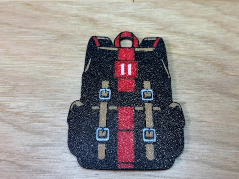 Stranger Things Eleven Backpack Keychain