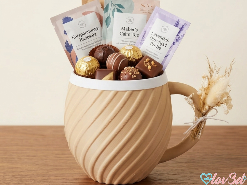 Elegant Boho Swirl Gift Cup - 1