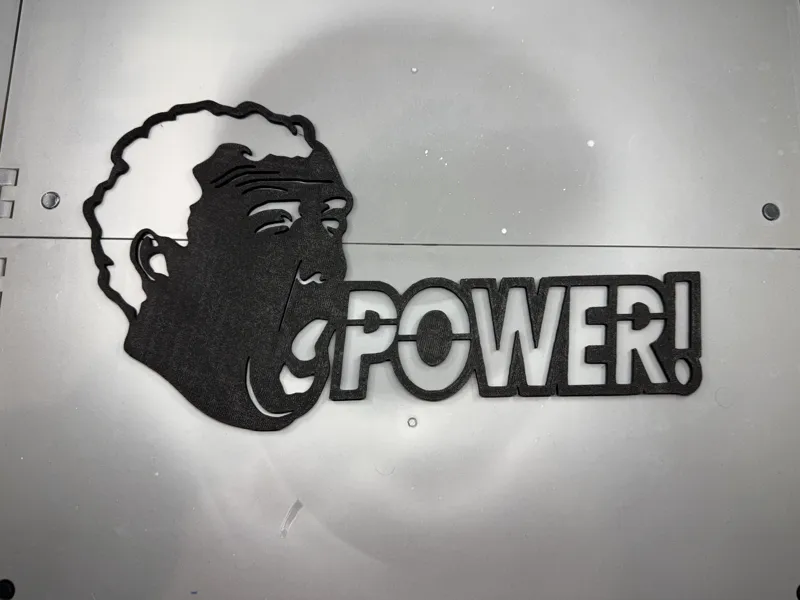 Wall Art "POWER!" - Tribute to Jeremy Clarkson