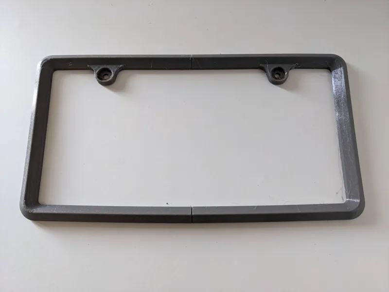 TPU License Plate Frame Bumper Saver (Parking Aid)