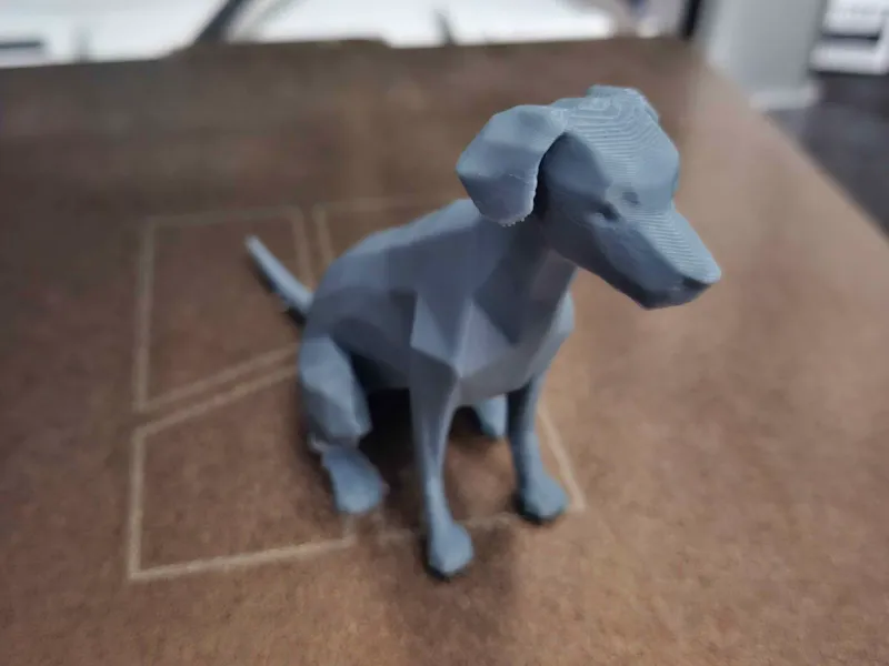 Low poly dog
