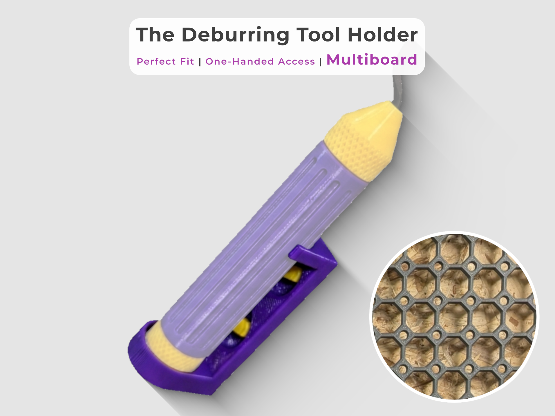 The Deburring Tool Holder for Multiboard