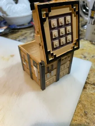 Minecraft Brick Crafting Storage Box (Mini Fig)
