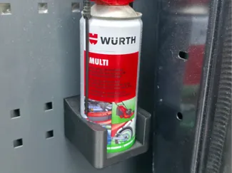Würth Dosenhalter für Lochwand (9,7 x 9,7 mm)