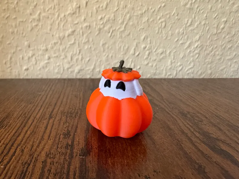Cute Shy Pumpki Ghost