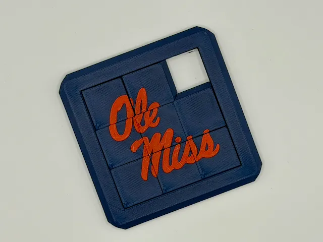 Ole Miss Rebels Sliding Tile Puzzle