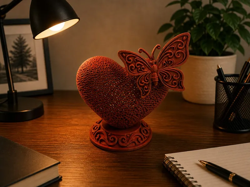 Butterfly’s Embrace – Das Voronoi-Herz