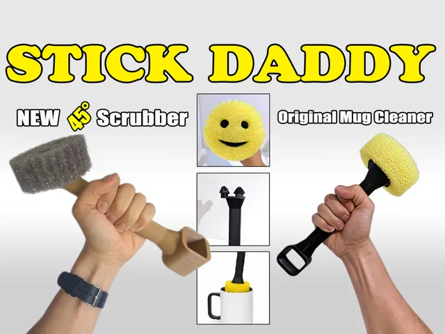 Stick Daddy – The Scrub Daddy's New Best Friend
